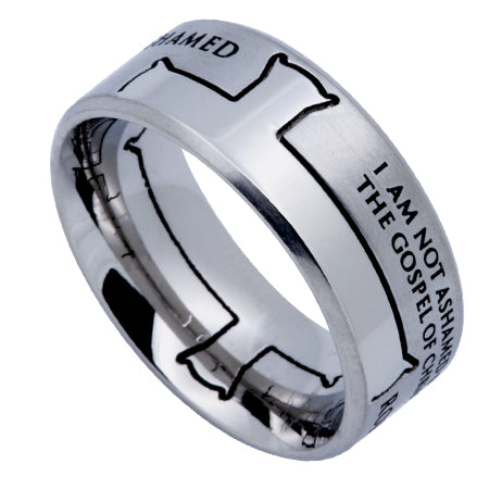 Men's Silver Iron Cross Ring