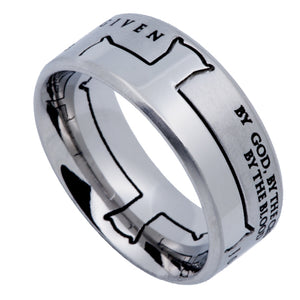 Men's Silver Iron Cross Ring