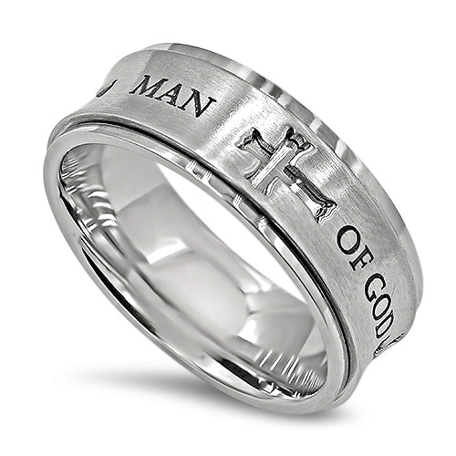 4 Cross Spinner Ring
