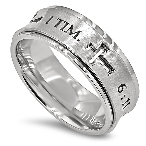 4 Cross Spinner Ring