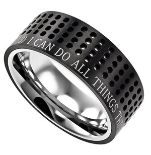 Men's Black Sports Ring