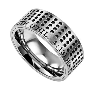 Men's Silver Sport Ring