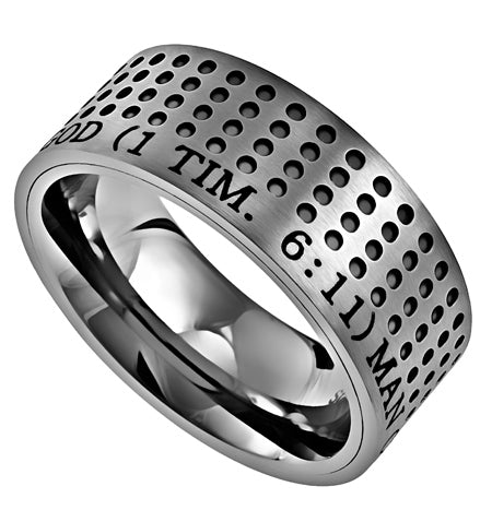 Men's Silver Sport Ring