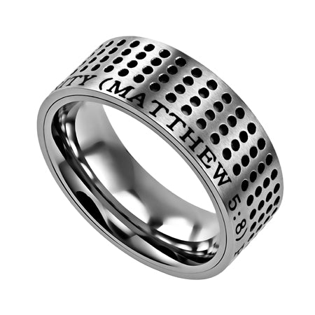 Men's Silver Sport Ring