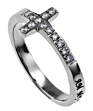 Women's Sideways Cross Ring