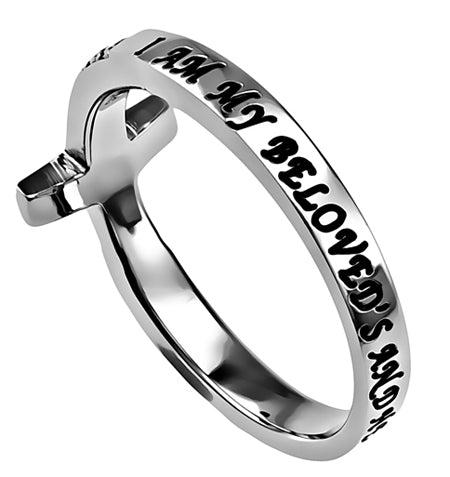 Women's Sideways Cross Ring