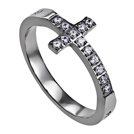 Women's Sideways Cross Ring