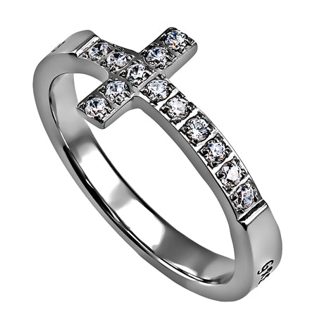 Women's Sideways Cross Ring