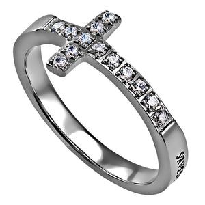 Women's Sideways Cross Ring