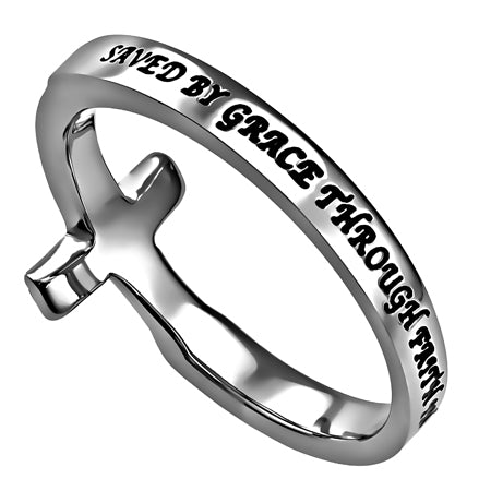 Women's Sideways Cross Ring