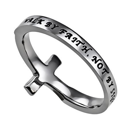 Women's Sideways Cross Ring