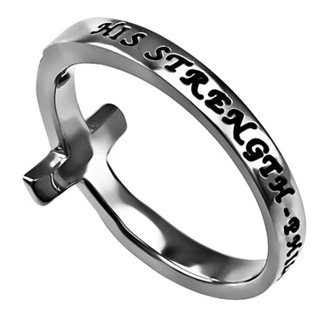 Women's Sideways Cross Ring