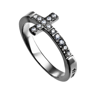 Women's Sideways Cross Ring