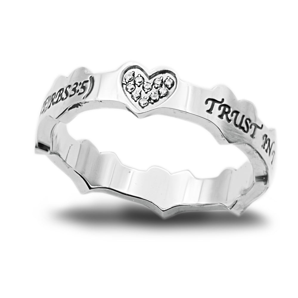 Crown of Hearts Ring