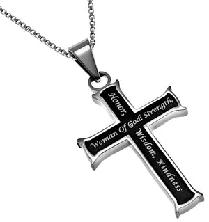 Women's Black Mini Cross Collection