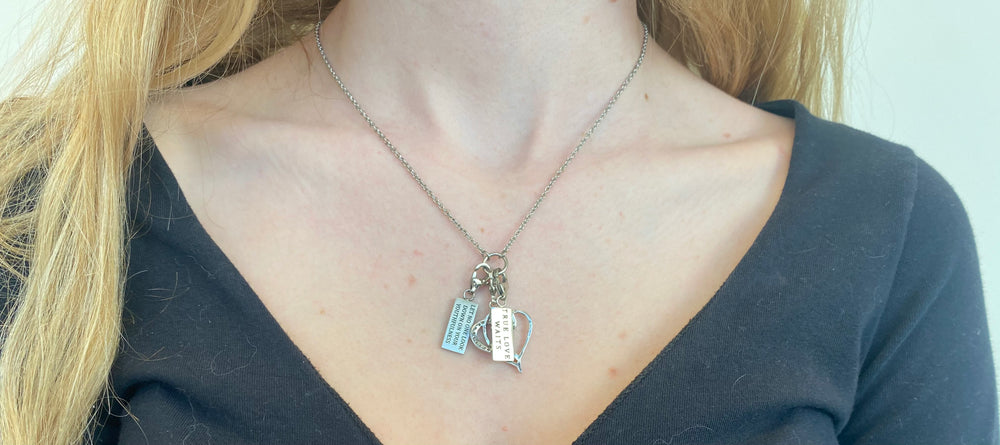 Silver Hang Charm Necklace